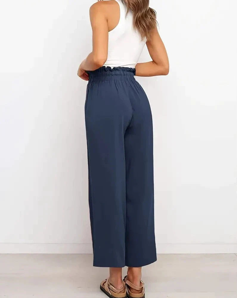 YAMIRA - Cómodos pantalones de lino