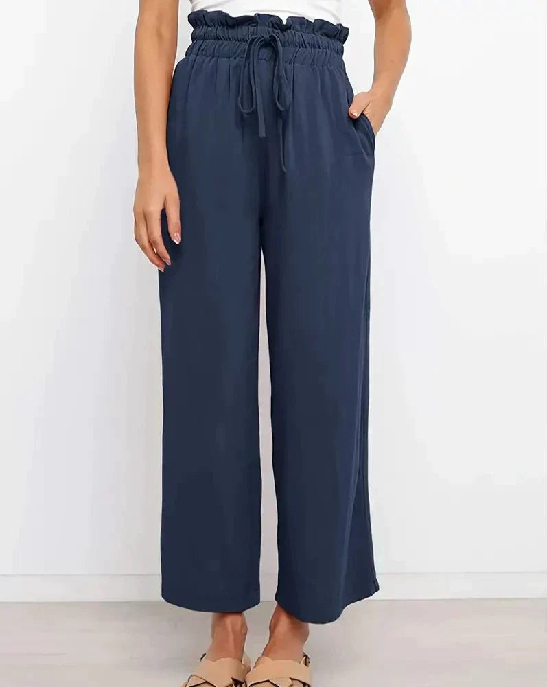YAMIRA - Cómodos pantalones de lino